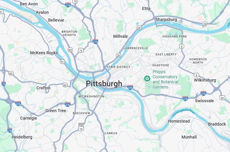 Map of Service Area